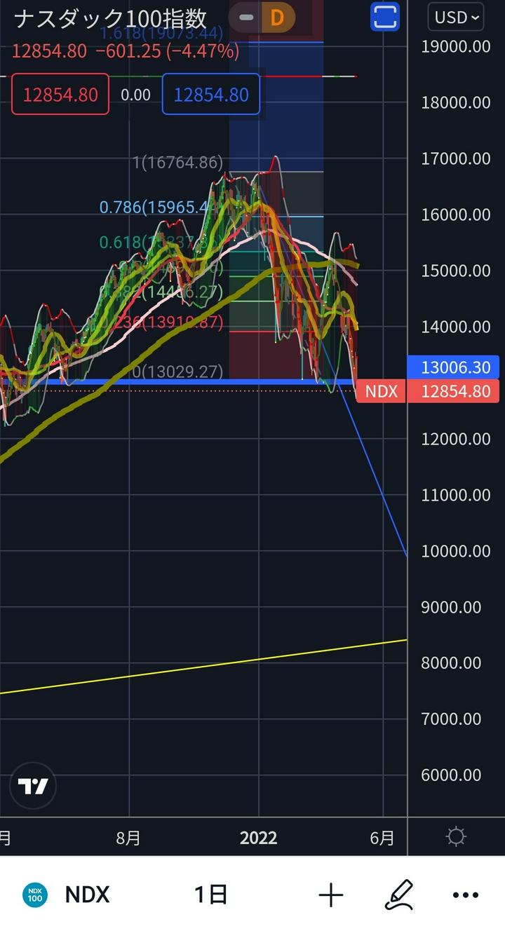 ナスダック100の値動きが予想通り過ぎてびっくりしてます😅💦 ... | 脱鯱＠レバナスFIRE | PostPrime