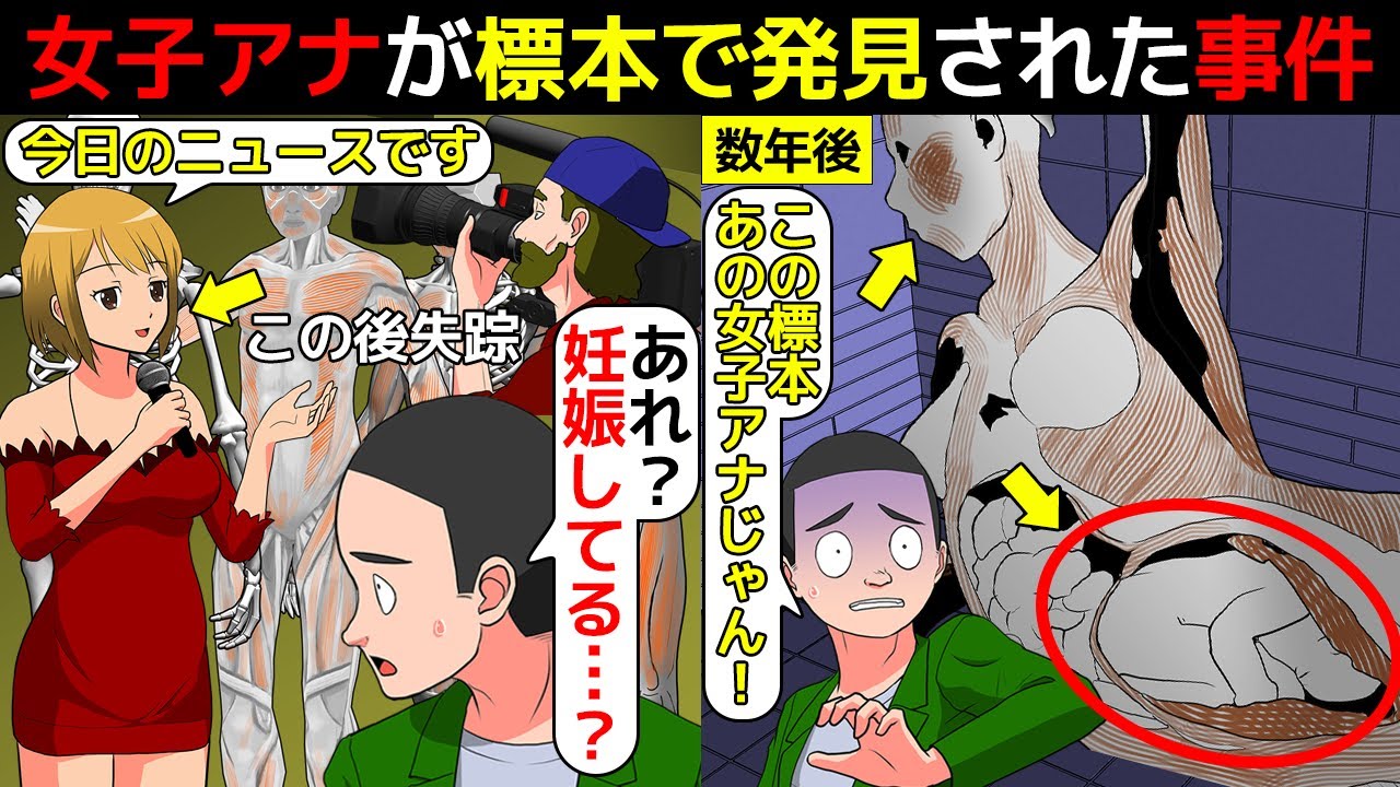 (漫画)女子アナが失踪後、標本で発見されたヤバすぎる事件を漫画にしてみた(マンガで分かる) https://youtu.be/xvwMB14U9c4?feature=shared @YouTubeより 