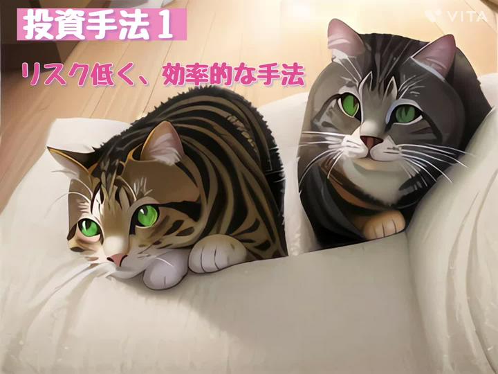 【投資手法1】リスク低く、効率的な手法

今回は投資手法のご紹介です。